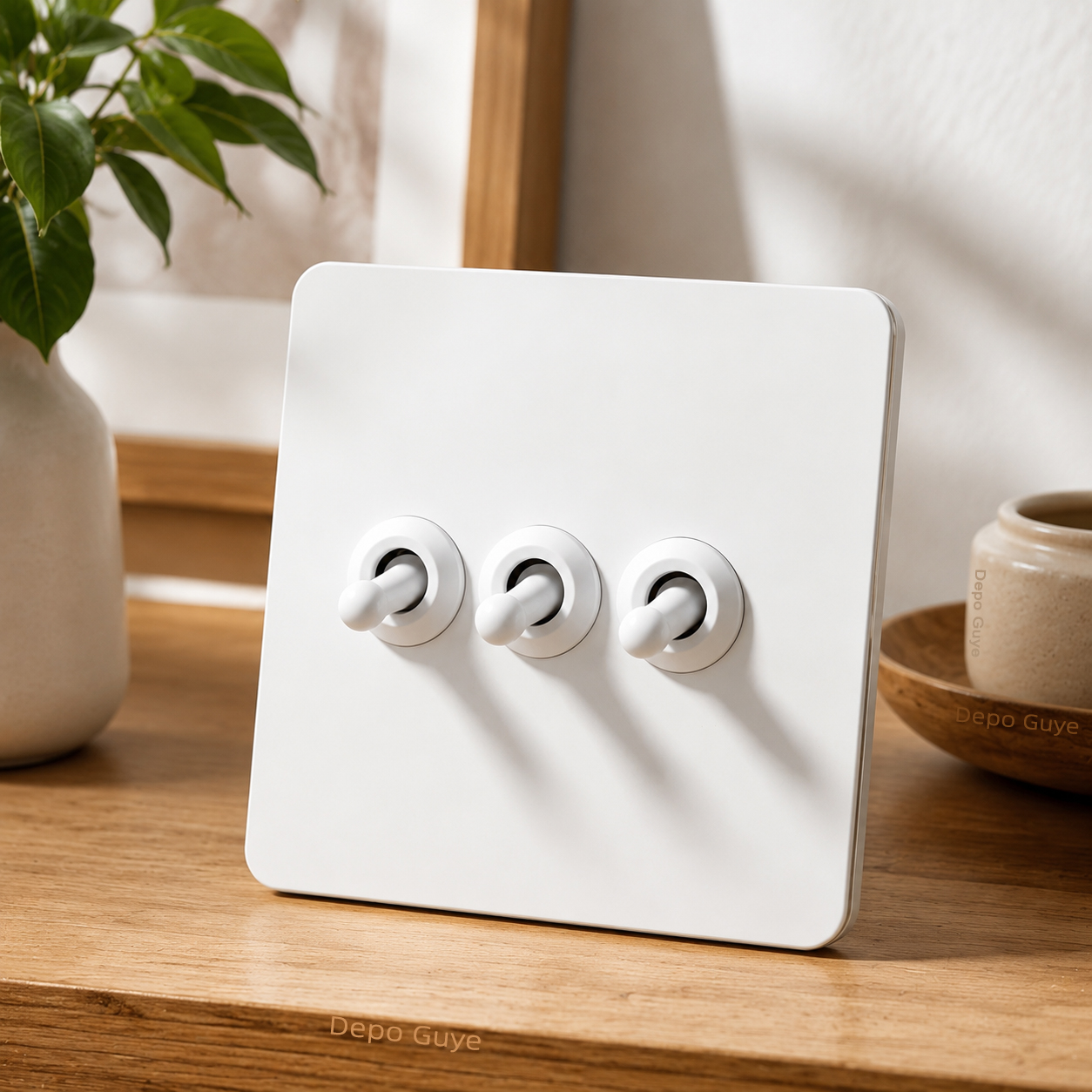 Home Improvement Guy - 5/10 PCS Toggle Wall Switch White