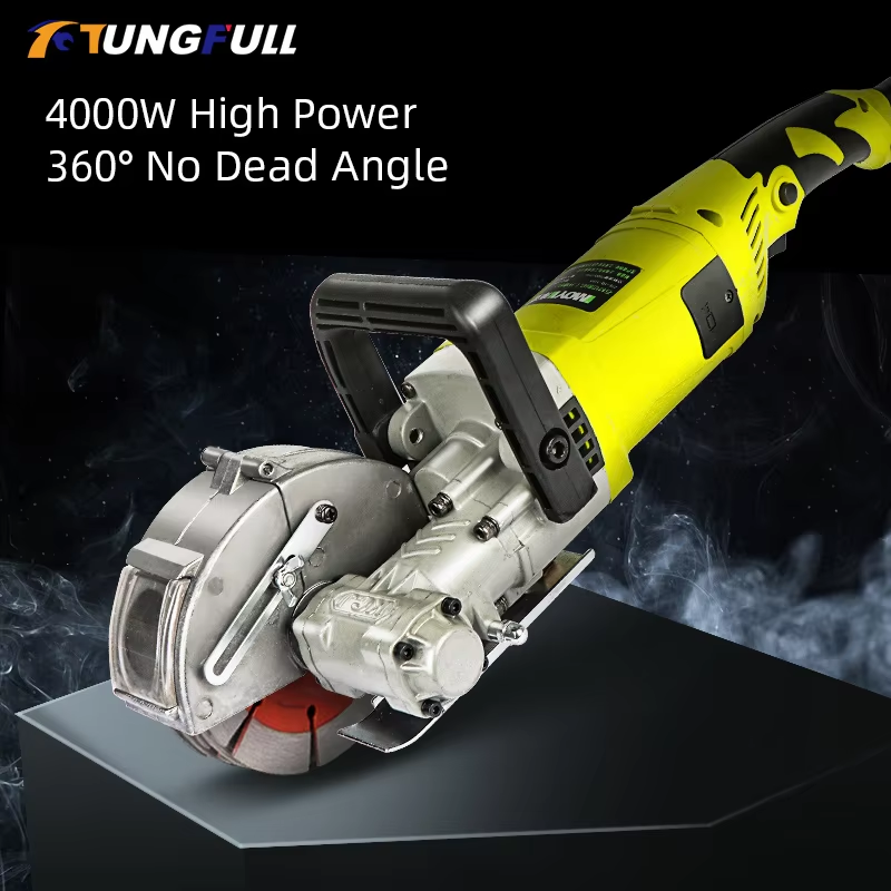Home Improvement Us - 220V Electric Wall Chaser Groove Cutting