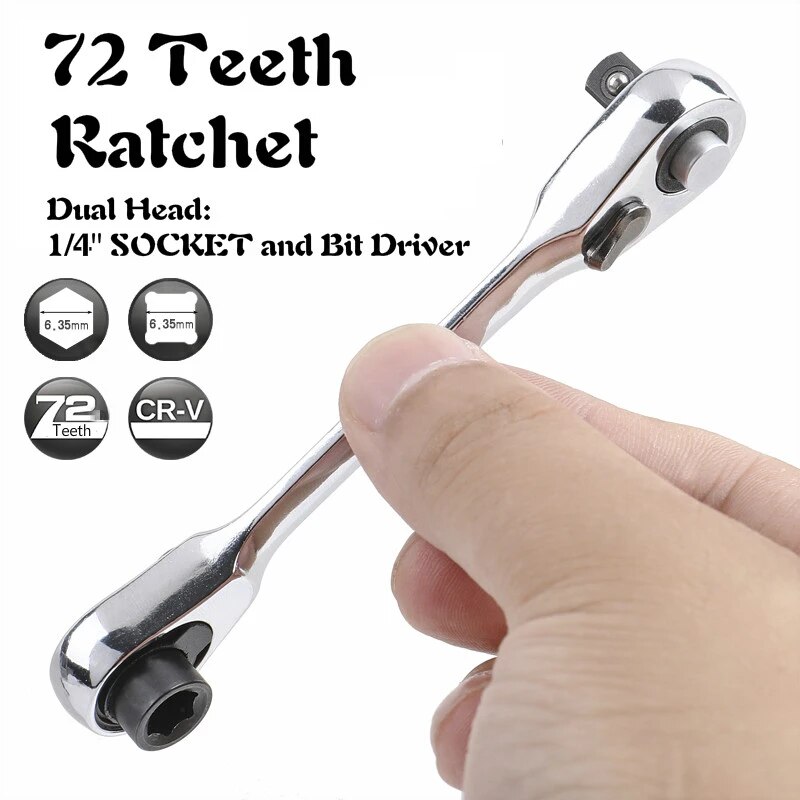 Home Improvement Tim Allen - Mini Treble 1/4 Ratchet Wrench Double