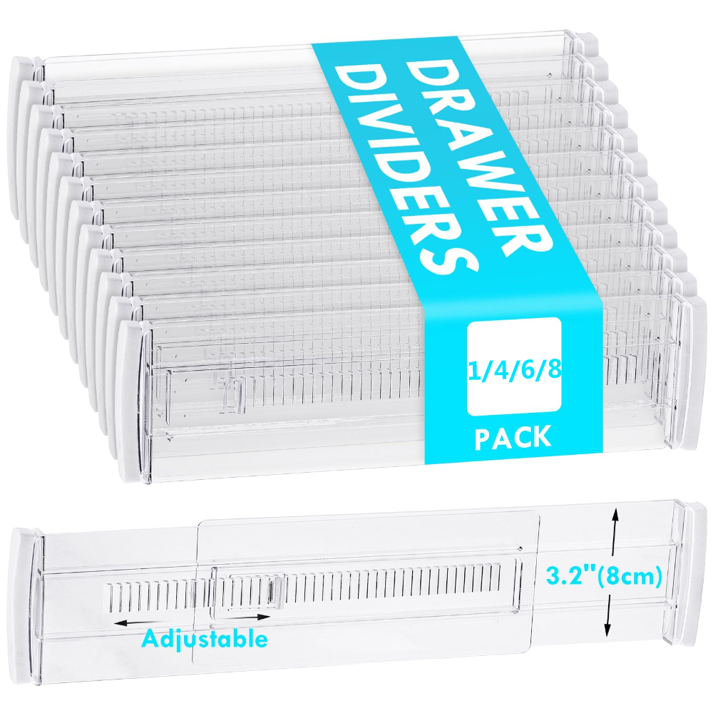 1/4/6/8-Pack Adjustable Drawer - Home Improvement Outlet Stores incelemesi ve fiyatı