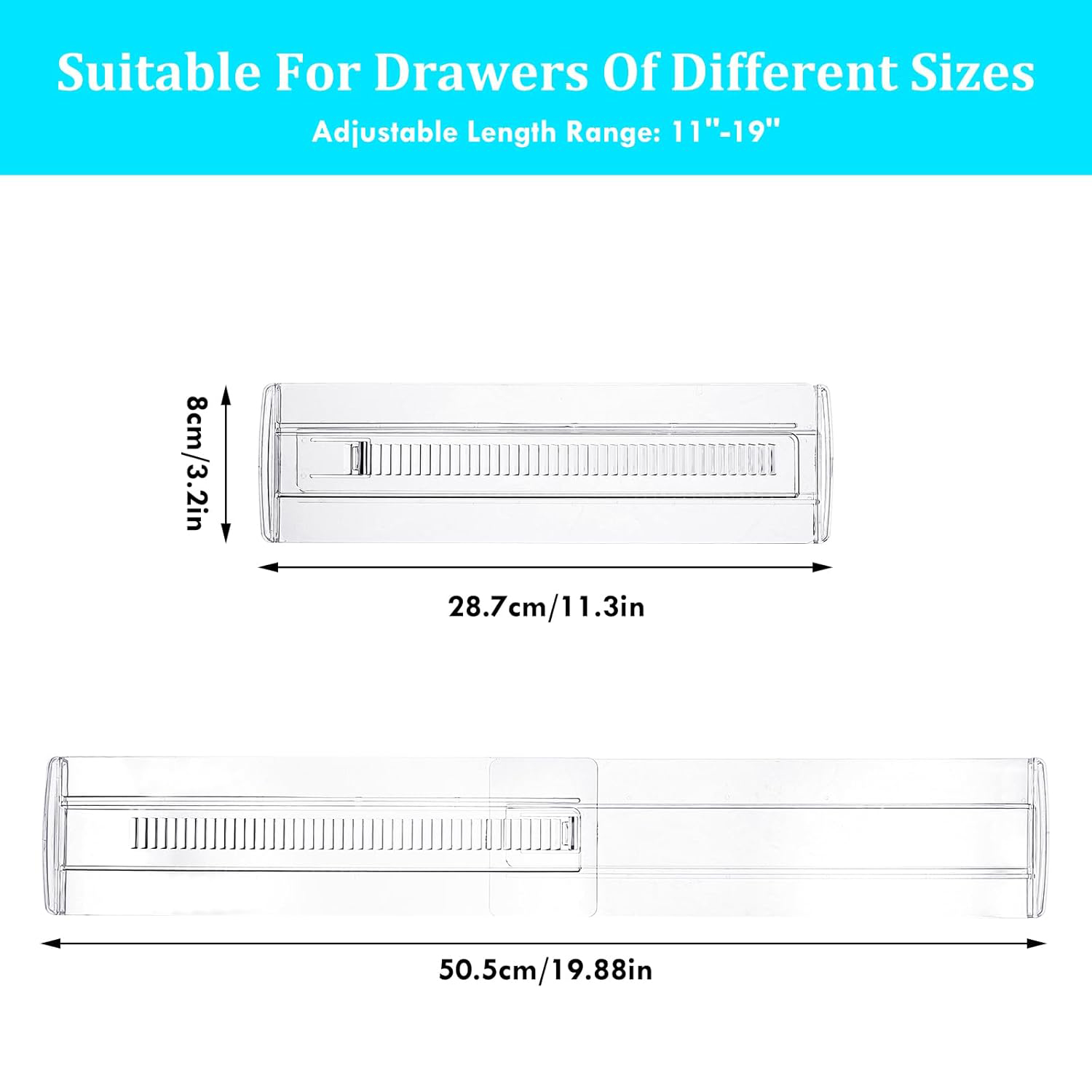 1/4/6/8-Pack Adjustable Drawer - Home Improvement Outlet Stores incelemesi ve fiyatı