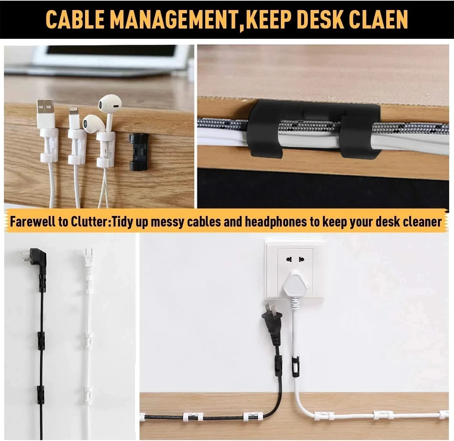 Cable Clips Organizer Drop Wir - Cable Staple Clip incelemesi ve fiyatı