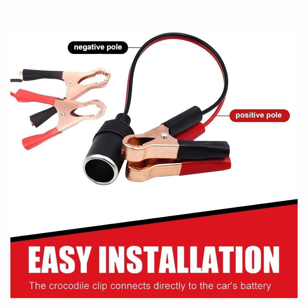 Portable 12V/4V Battery Extens - Cable Staple Clip incelemesi ve fiyatı