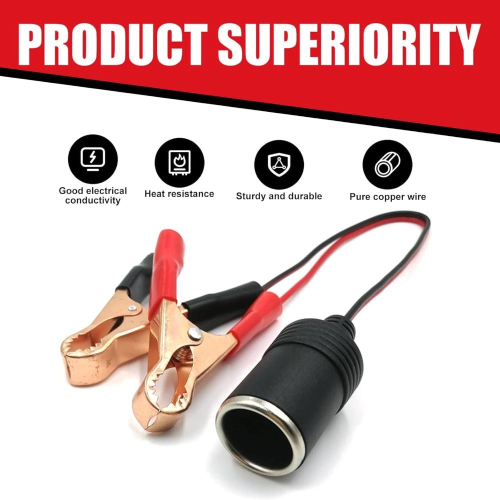 Portable 12V/4V Battery Extens - Cable Staple Clip incelemesi ve fiyatı
