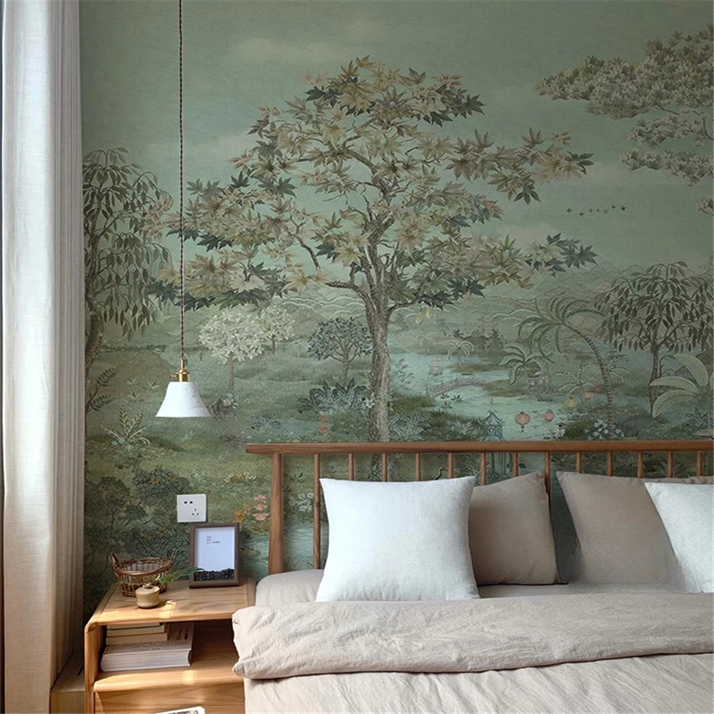 custom Photo Mural  Green Land - Home Improvement Materials incelemesi ve fiyatı