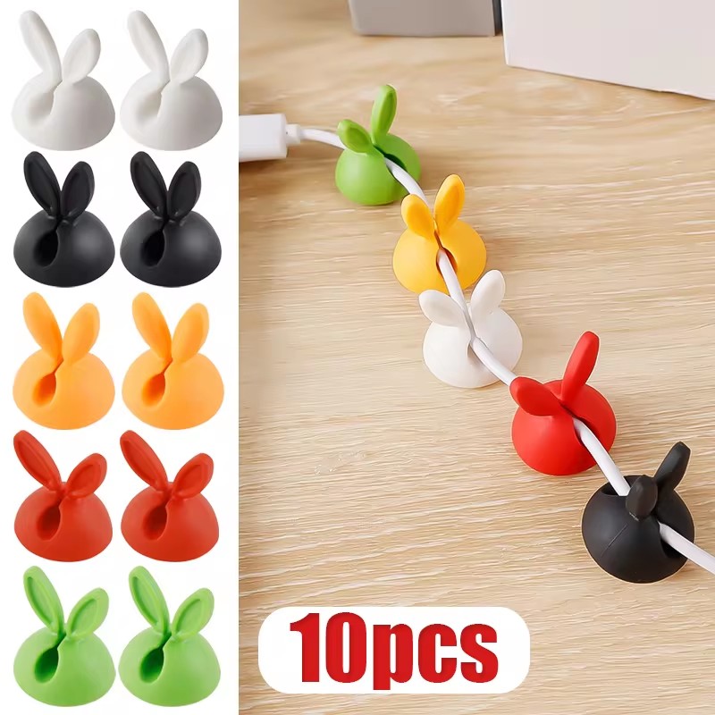 Cute Rabbit Ear Cable Manager  - Cable Staple Clip incelemesi ve fiyatı