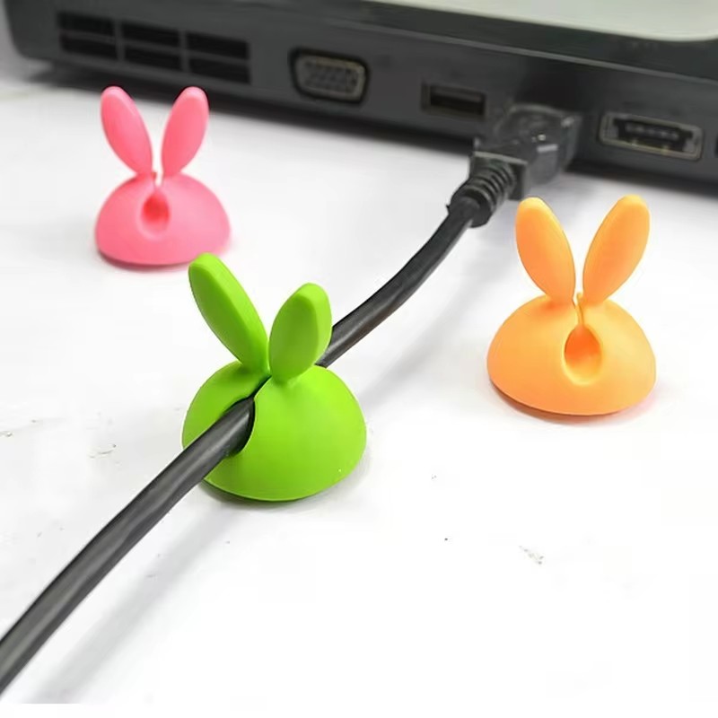 Cute Rabbit Ear Cable Manager  - Cable Staple Clip incelemesi ve fiyatı