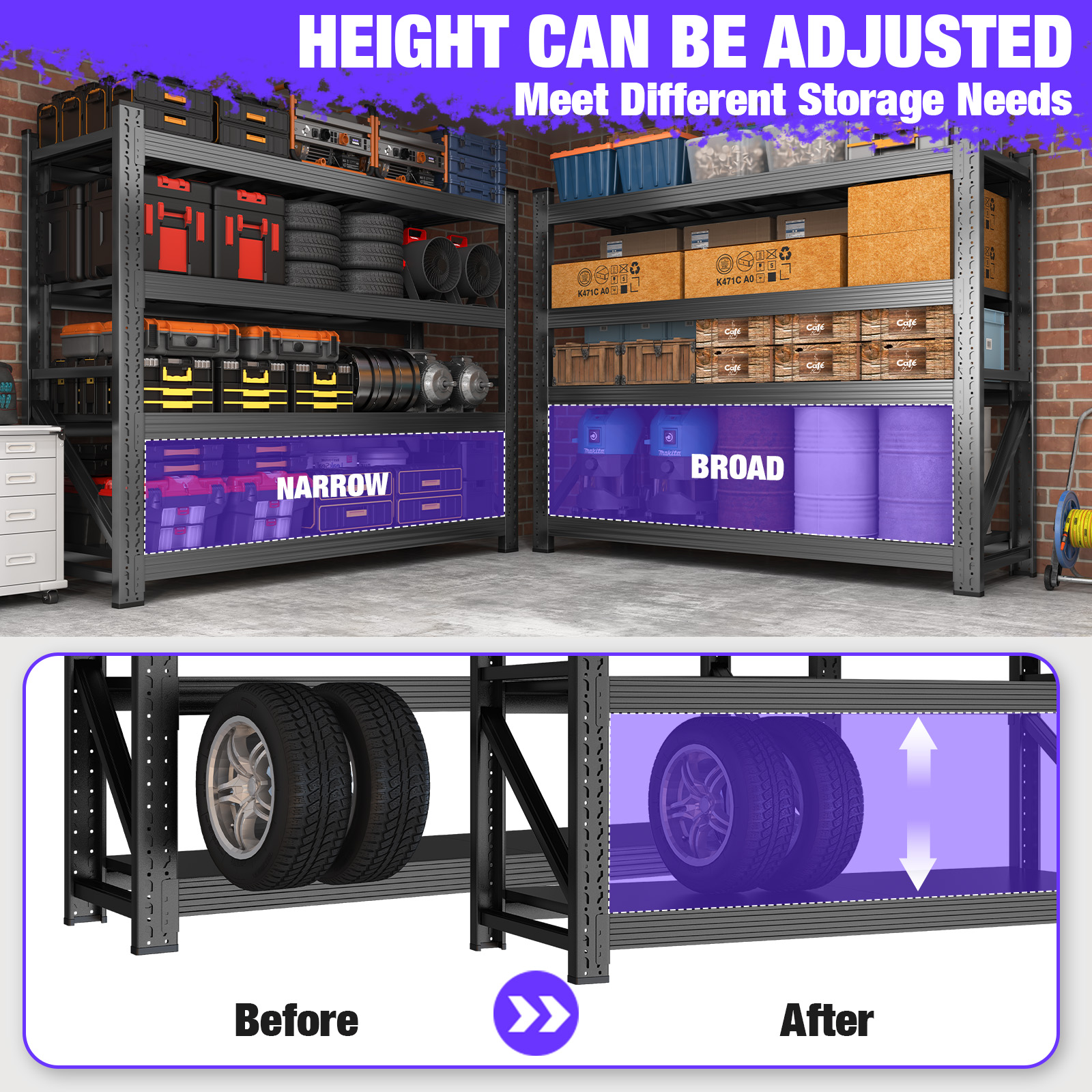 Heavy Duty 6000 lbs Garage She - Home Improvement Outlet Stores incelemesi ve fiyatı