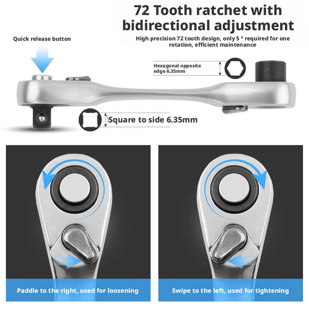 Ratchet Wrench 1/4 Drive Ratch - Home Improvement Tim Allen incelemesi ve fiyatı