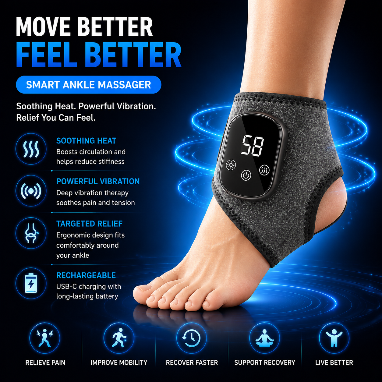 2x Smart Adjustable Ankle Mass - Home Improvement Materials incelemesi ve fiyatı