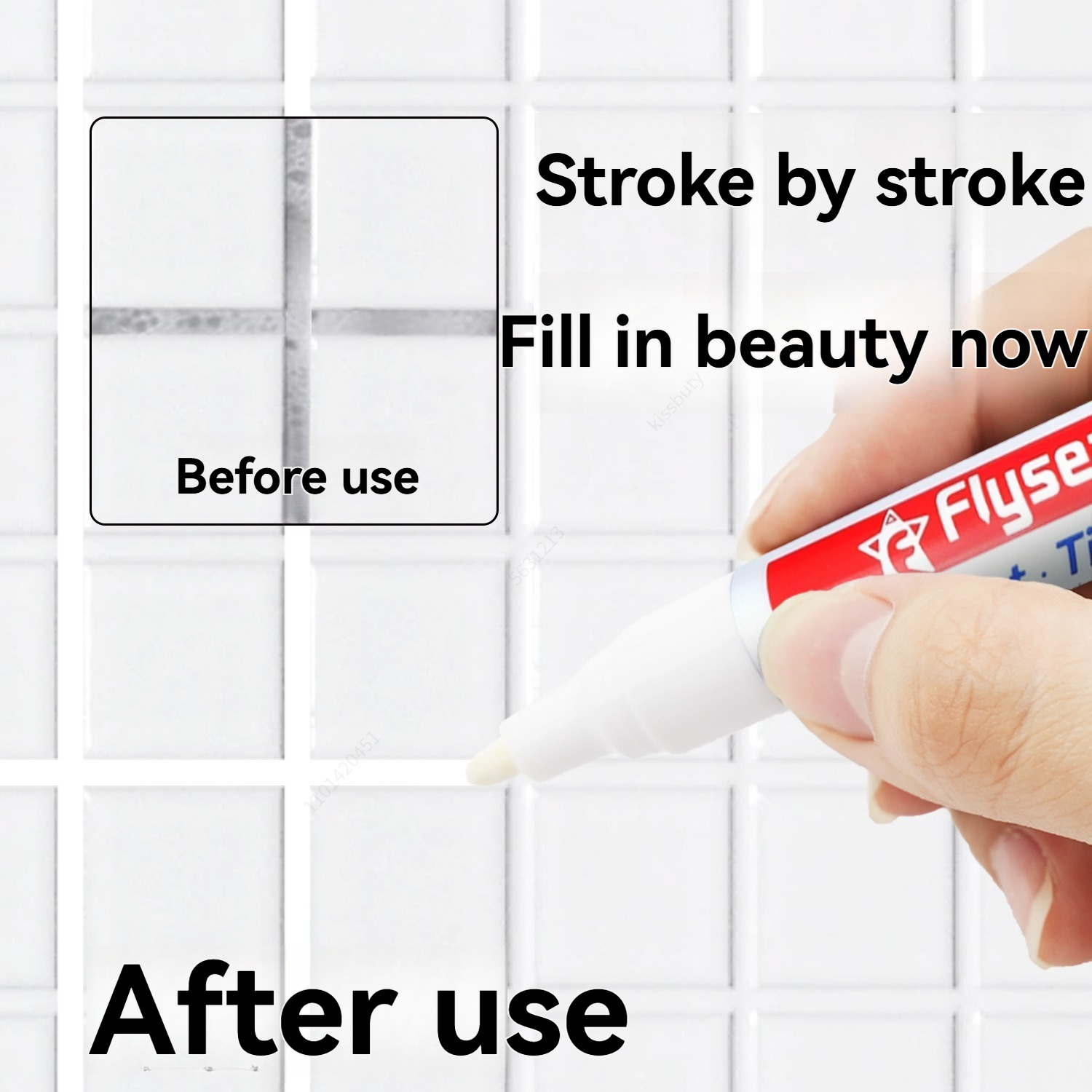 1/3/6Pcs White Waterproof Tile - Tile Grout Repair incelemesi ve fiyatı
