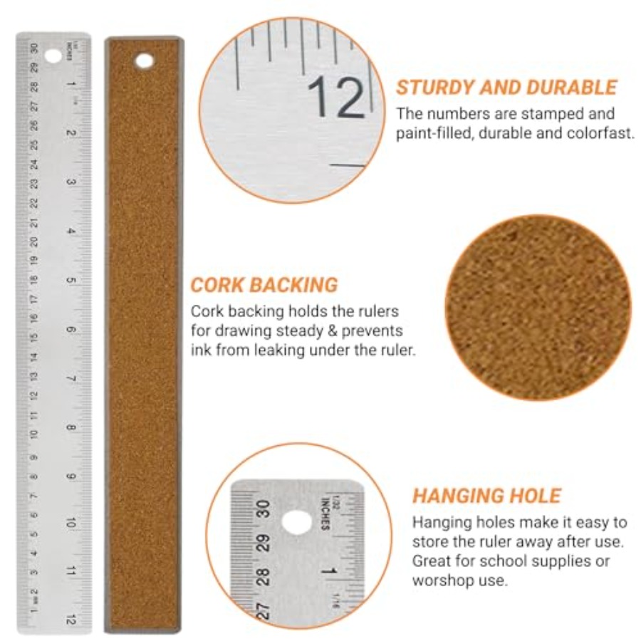 Stainless Steel Ruler with Non - Home Improvement Us incelemesi ve fiyatı